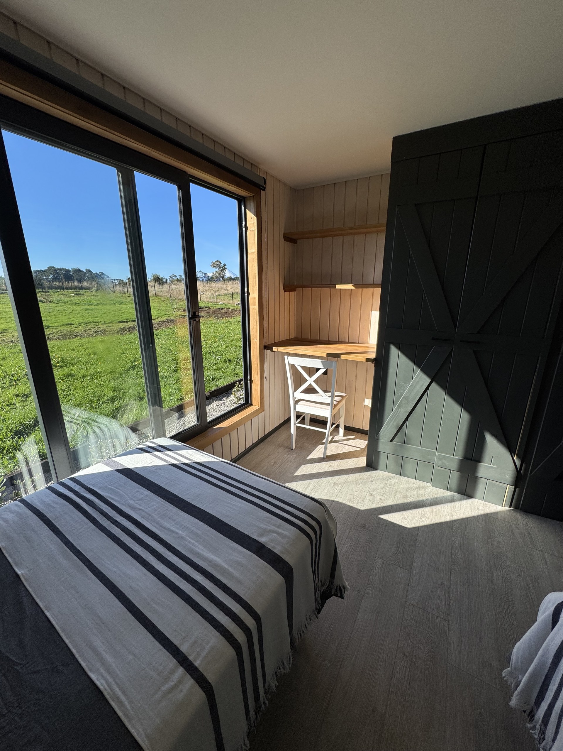 Dormitorio — relación con el paisaje del fundo